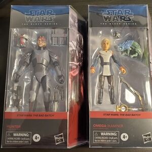 STAR WARS: The Bad Batch Black Series Action Figure Lot#1 (6"scale) Hunter/Omega